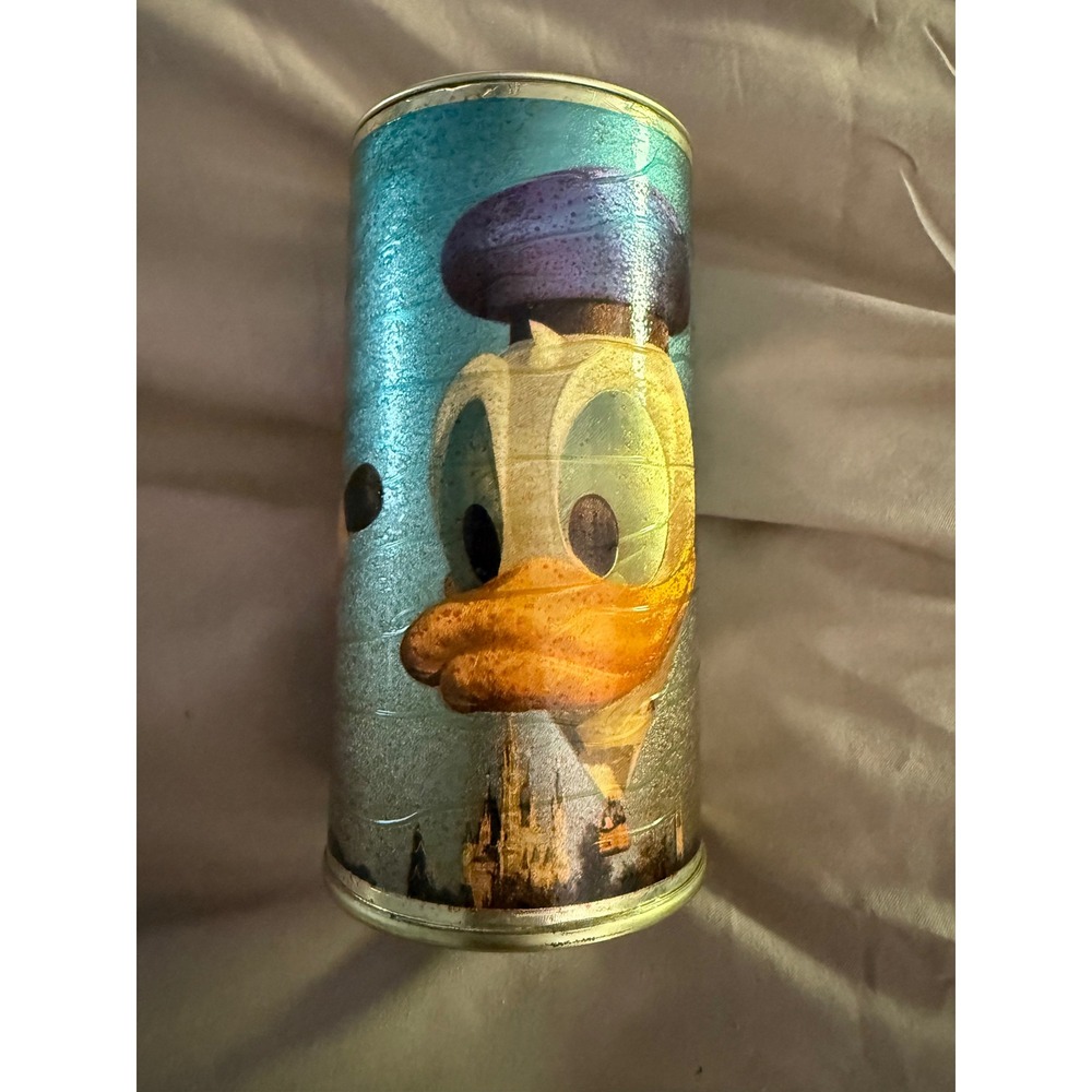 Vintage 1987 Disney Mickey Donald Duck Candy Tin Coin Bank Made England WDW